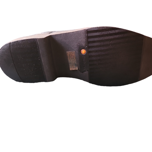 Clarks Unstructured Oxford Mens Size 8 M Leather Black Comfort Shoes lace up - Picture 2 of 6